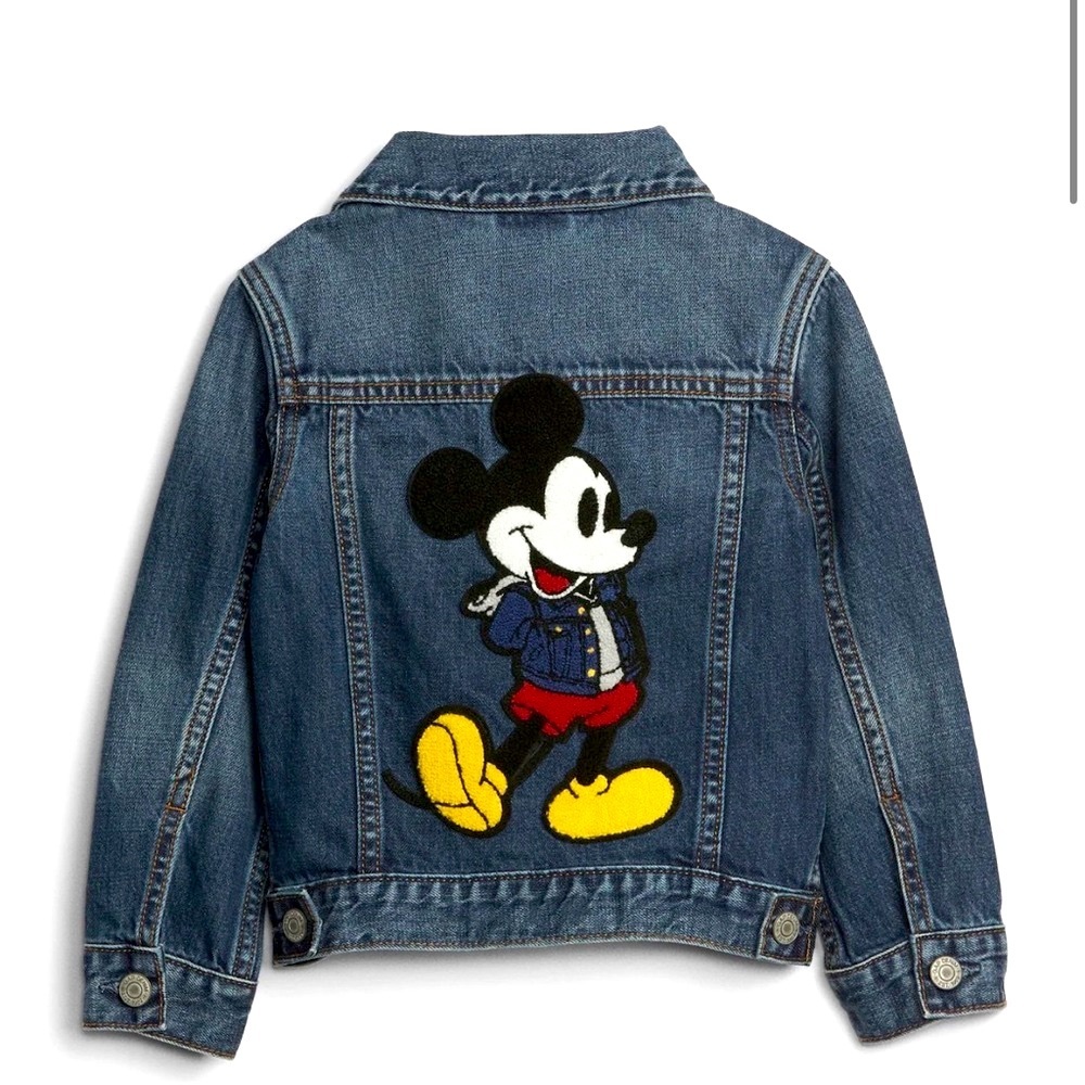 Gap Factory Toddler Kid's Mickey Mouse Jean Jacket